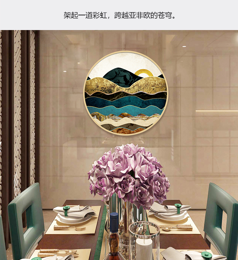 現(xiàn)代簡約客廳辦公室裝飾畫 書房玄關晶瓷畫 純手繪油畫 絲綢之路系列二